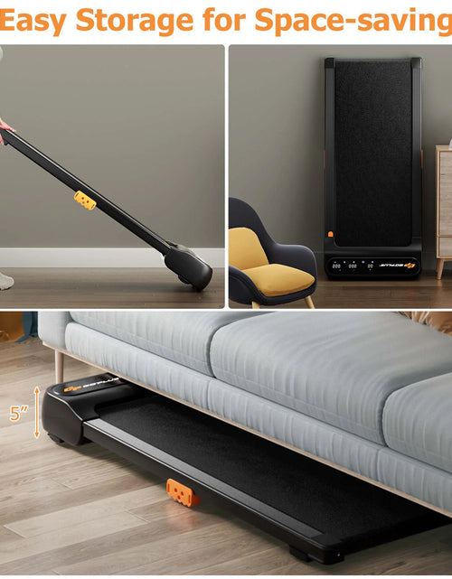Load image into Gallery viewer, Walking Pad under Desk Treadmill with Watch Remote LED Touch Screen for Home/Office
