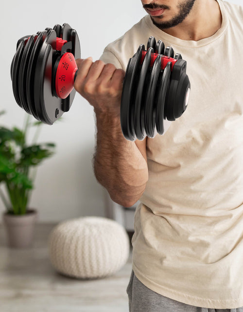 Load image into Gallery viewer, Adjustable Dumbbells, 25Lb Smartbell Dumbbell Set with 9-In-1 Quick-Select Weights, 2.5Lb Increments for Home Gym
