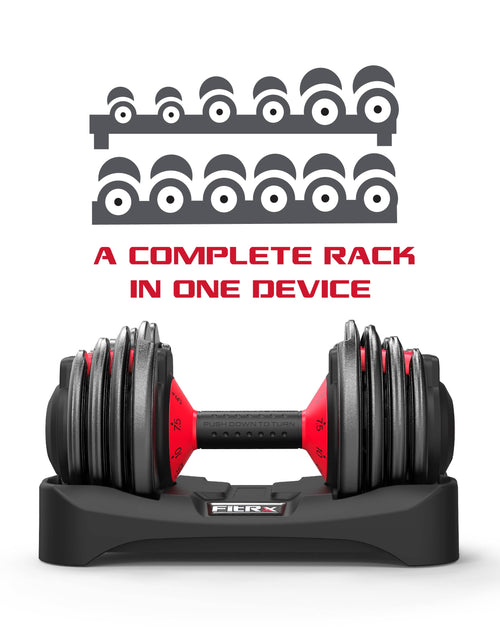 Load image into Gallery viewer, Adjustable Dumbbells, 25Lb Smartbell Dumbbell Set with 9-In-1 Quick-Select Weights, 2.5Lb Increments for Home Gym
