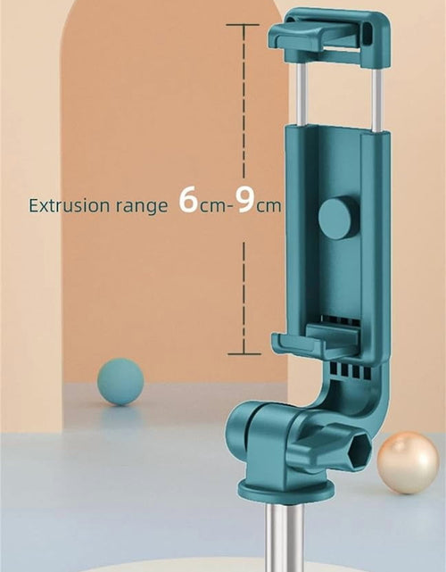Load image into Gallery viewer, Selfie Stick Tripod,3 in 1 Extendable 360° Rotation Tripod Stand with Detachable Wireless Remote Portable Mobile Phone Holder Compatible with Iphone,Android,Samsung (White+Light)
