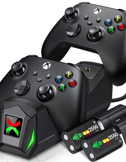 Load image into Gallery viewer, Controller Charger for Xbox, Charging Station with 2*2550Mah Controller Battery Packs for Xbox Series/One X/S/Elite
