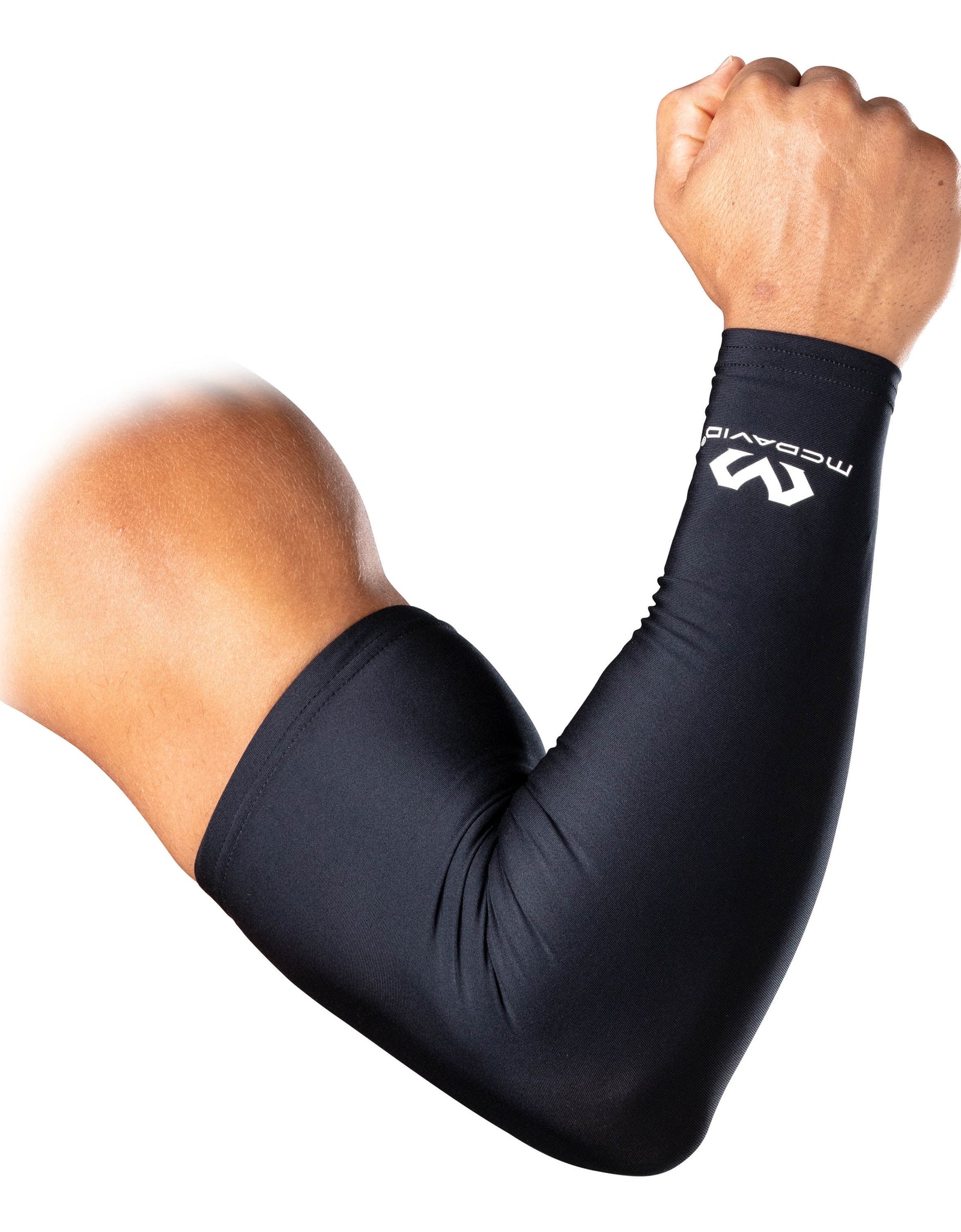 Sport Polyester Compression Arm Sleeves, 2 Pack, Black Adult Unisex Large/X-Large, Unisex