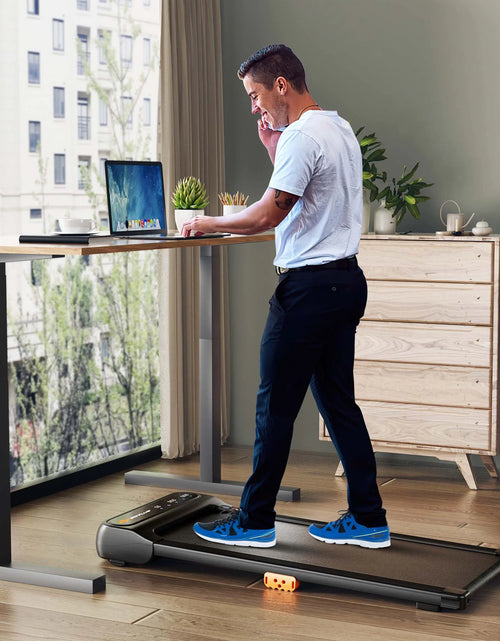 Load image into Gallery viewer, Walking Pad under Desk Treadmill with Watch Remote LED Touch Screen for Home/Office
