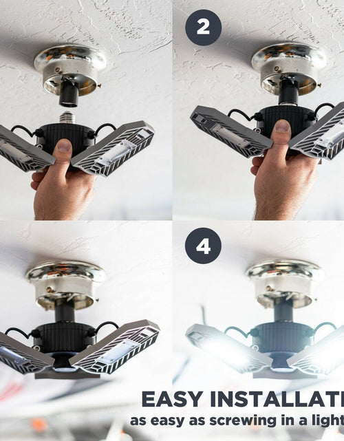Load image into Gallery viewer, Three Led Garage Light- Led Adjustable Light-Basement Led Light
